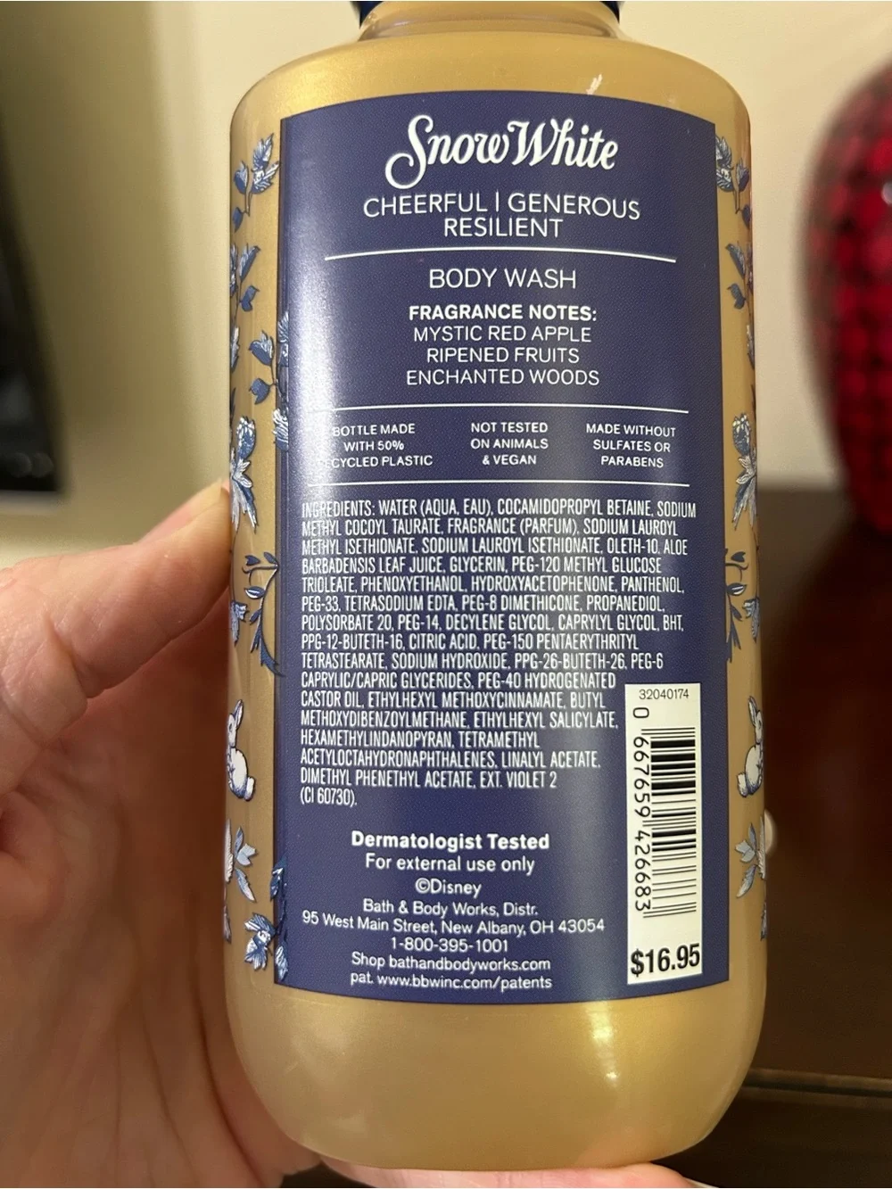 Bath & Body Works x Disney Princess Snow White 10 Ounce Body Wash